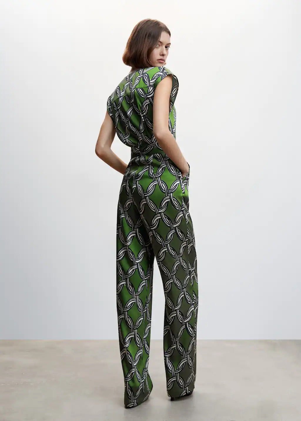 Geometric print jumpsuit - Laurel Morgan