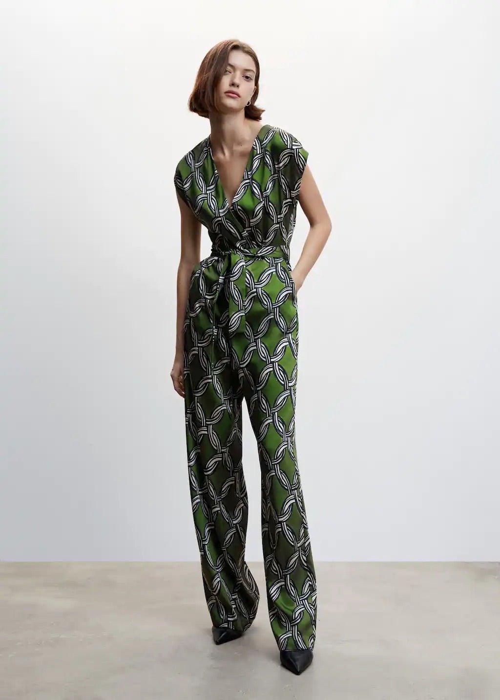 Geometric print jumpsuit - Laurel Morgan