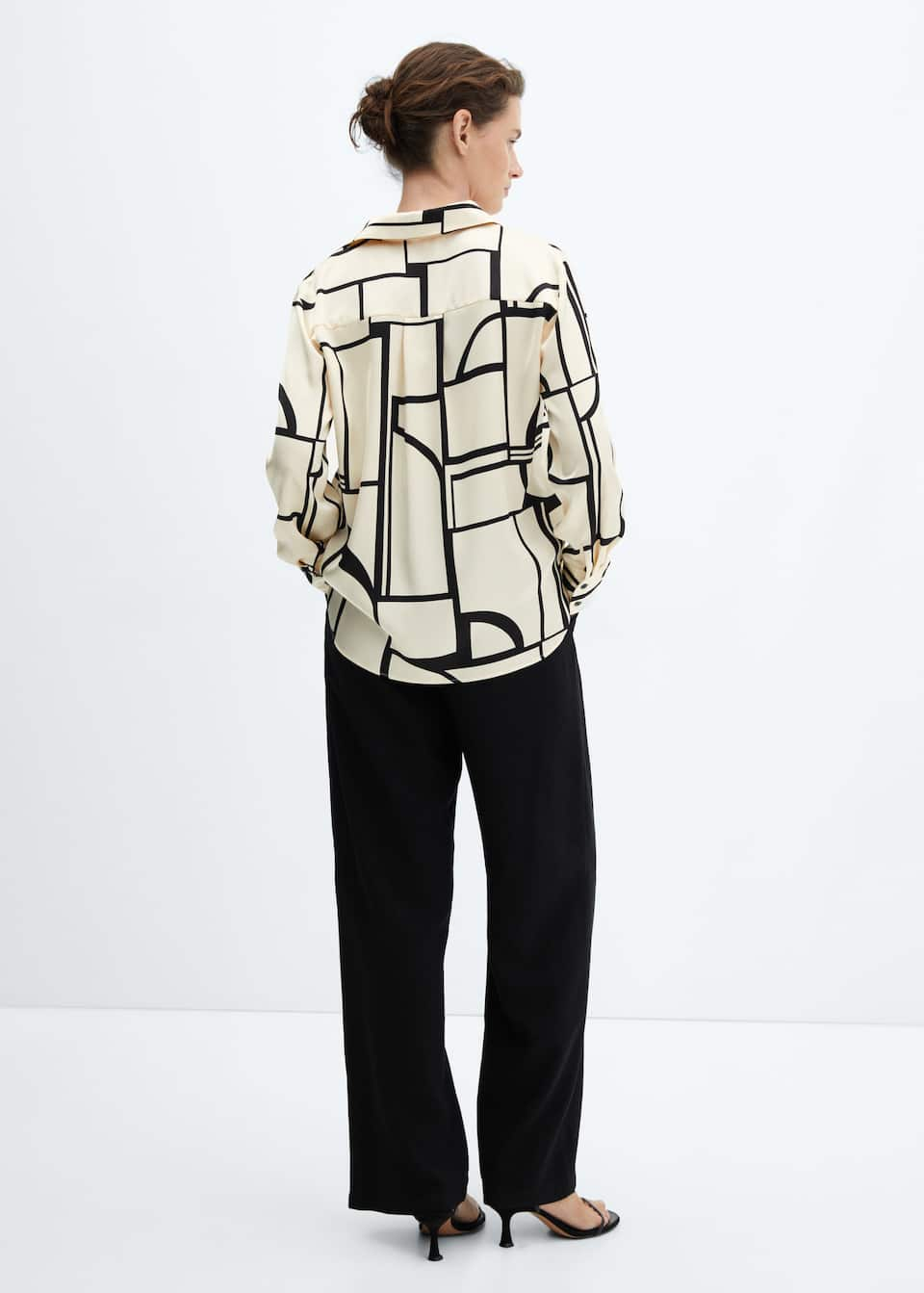 Geometric print shirt - Laurel Morgan