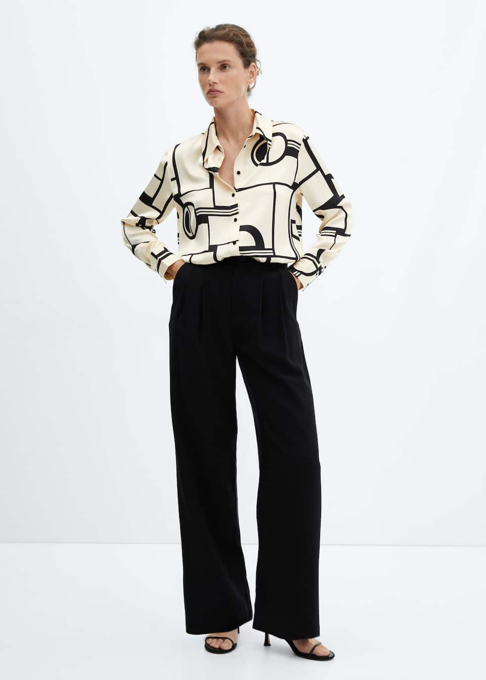 Geometric print shirt - Laurel Morgan