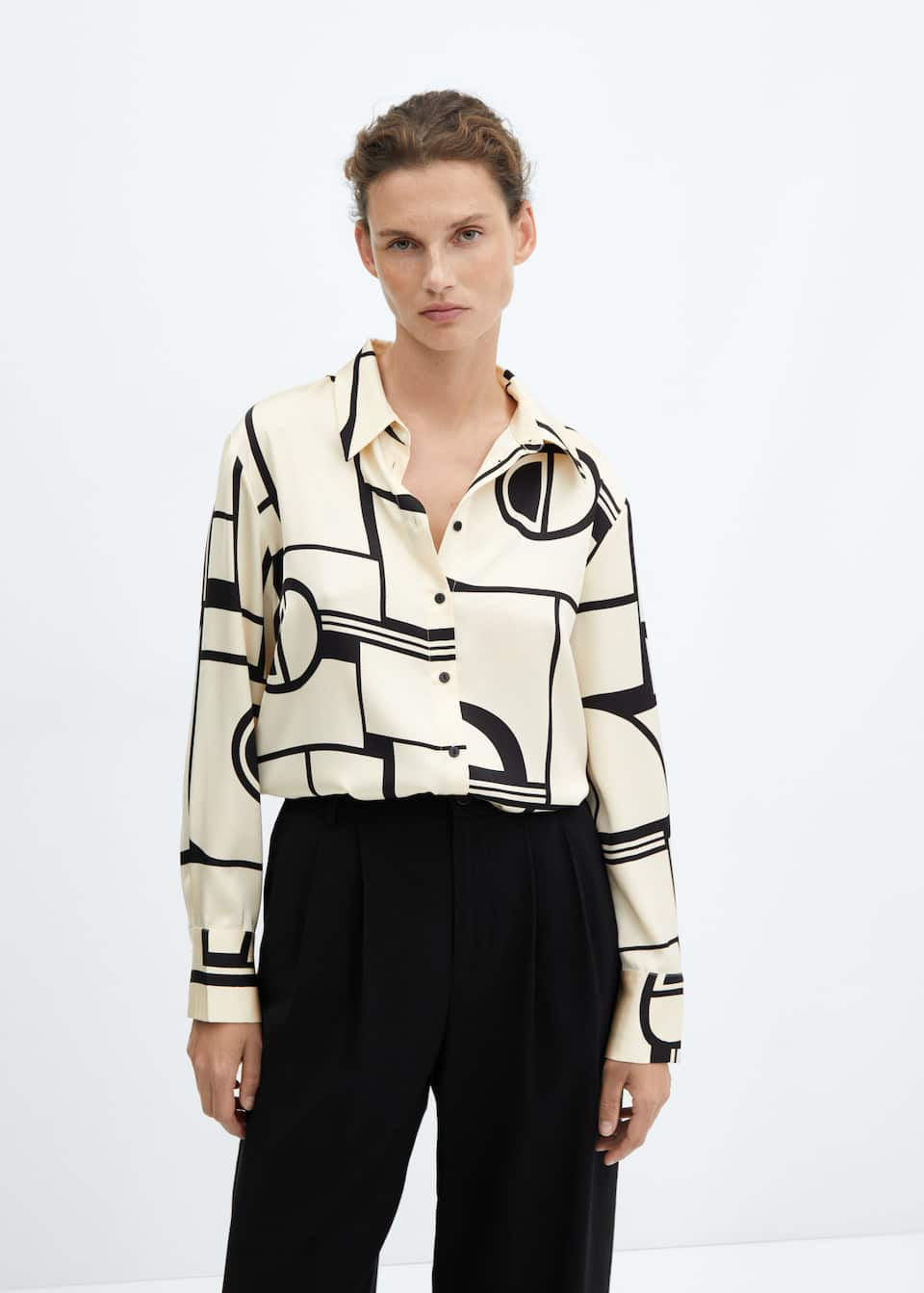 Geometric print shirt - Laurel Morgan