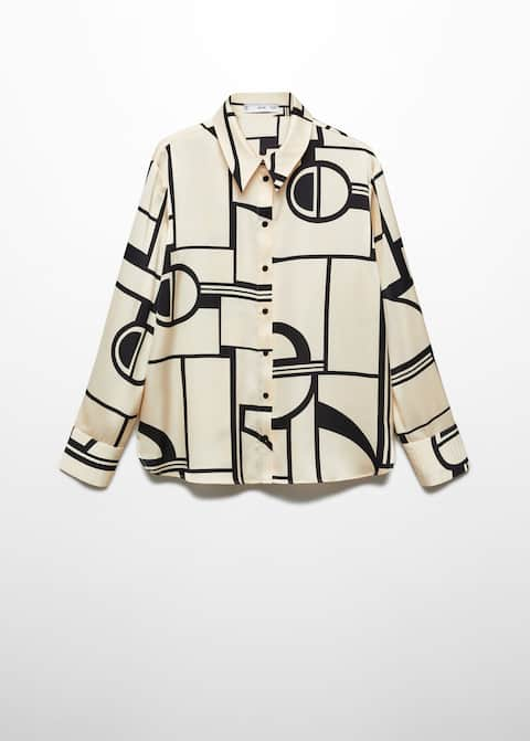 Geometric print shirt - Laurel Morgan