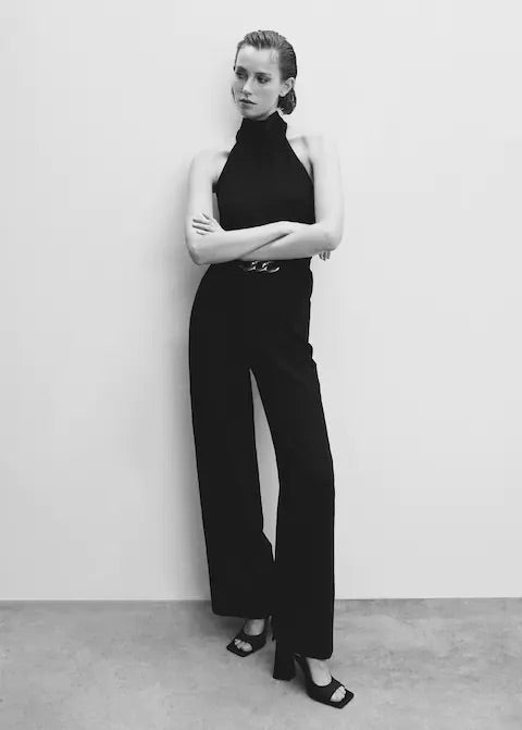 Halter neck jumpsuit - Laurel Morgan