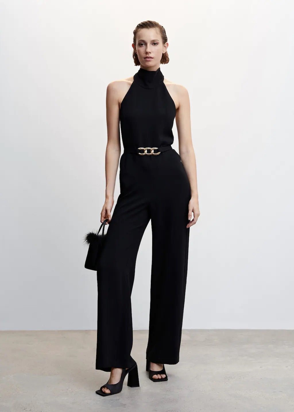 Halter neck jumpsuit - Laurel Morgan