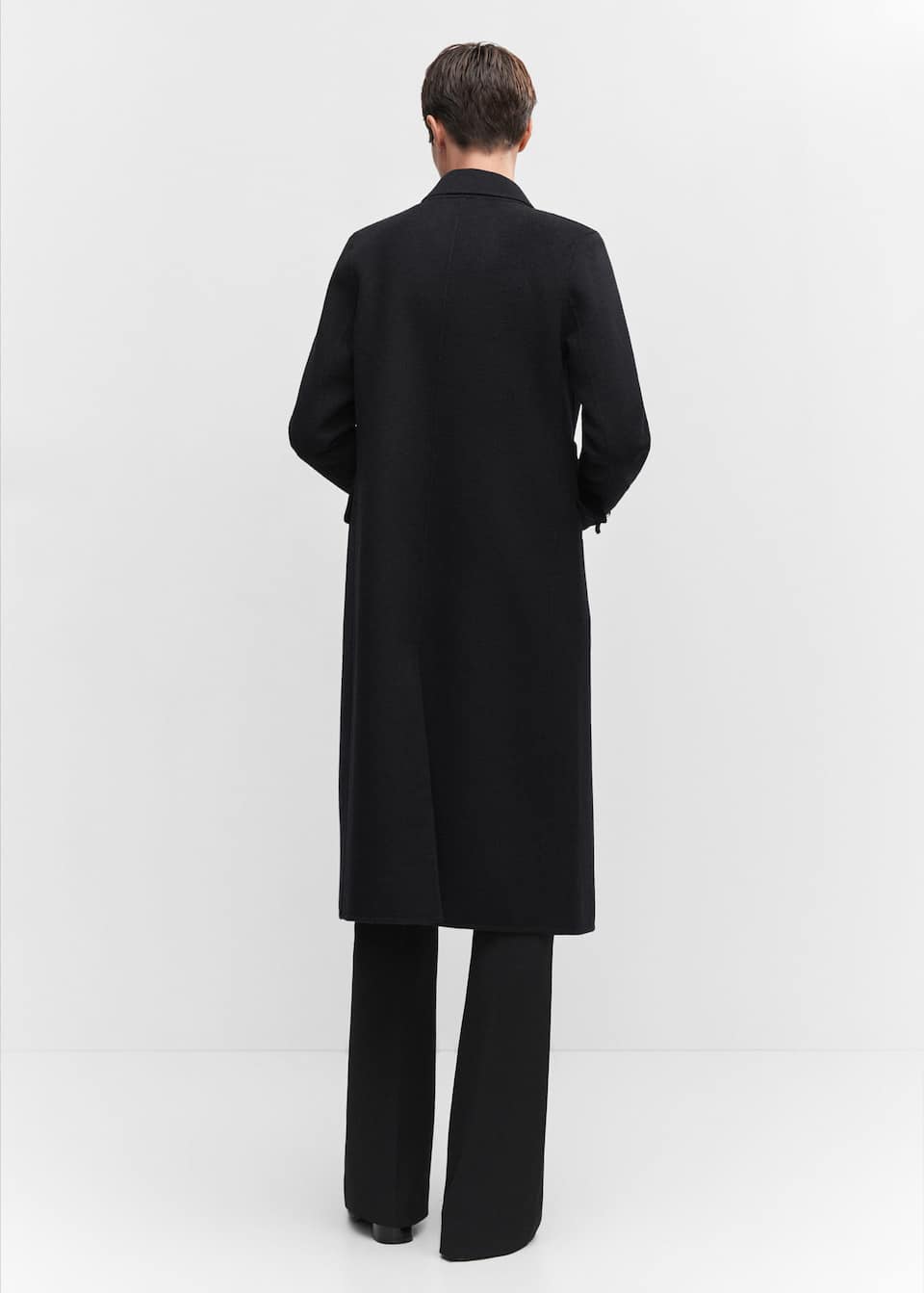 Handmade buttoned wool coat - Laurel Morgan