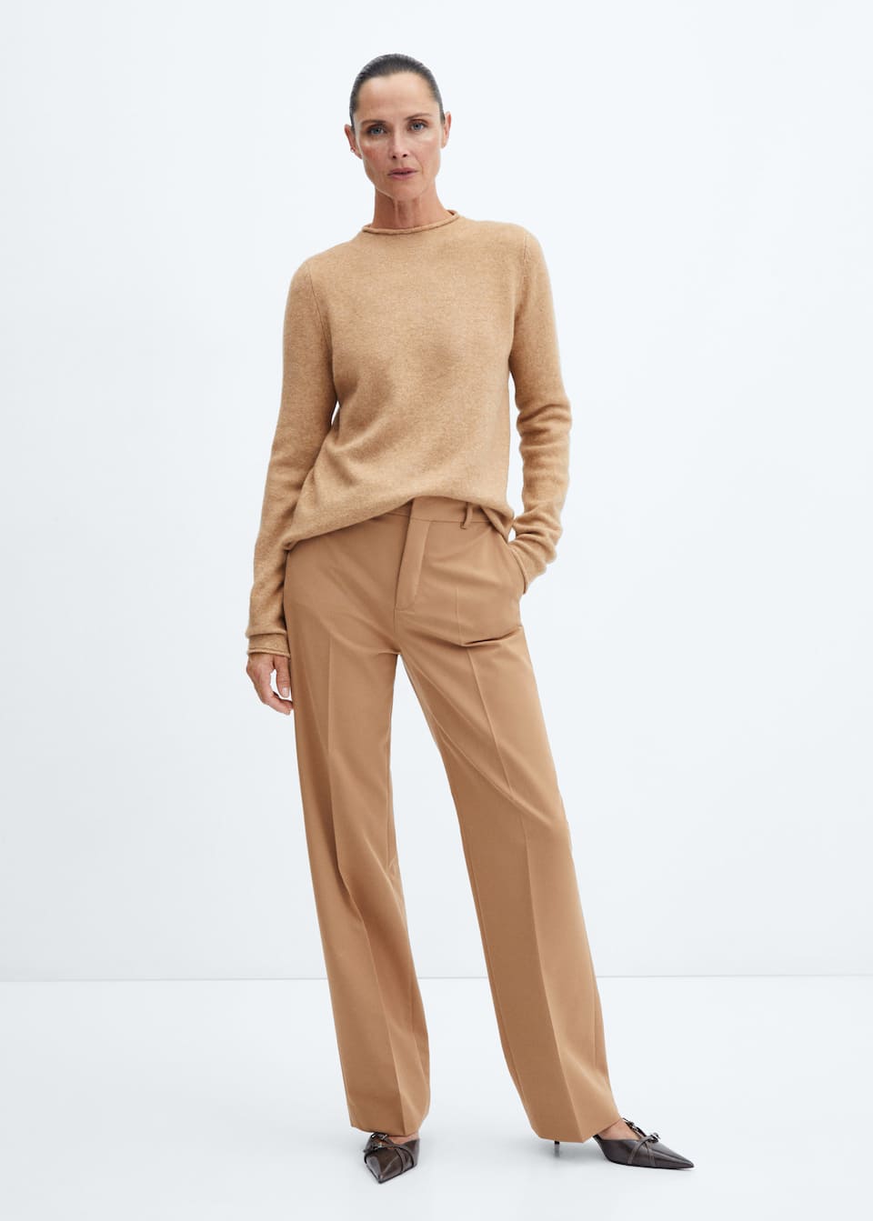 High collar sweater - Laurel Morgan