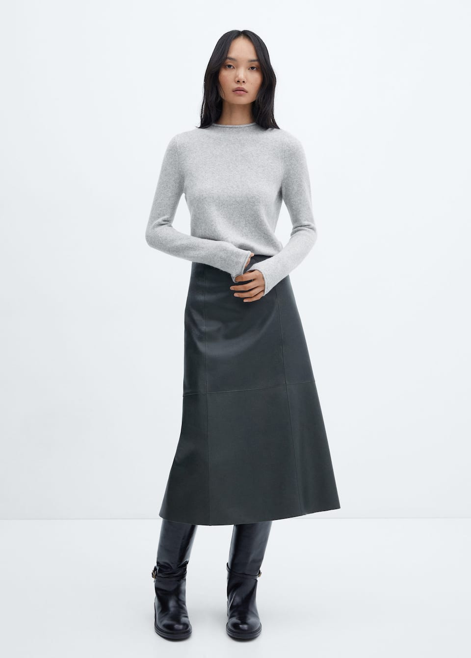 High collar sweater - Laurel Morgan