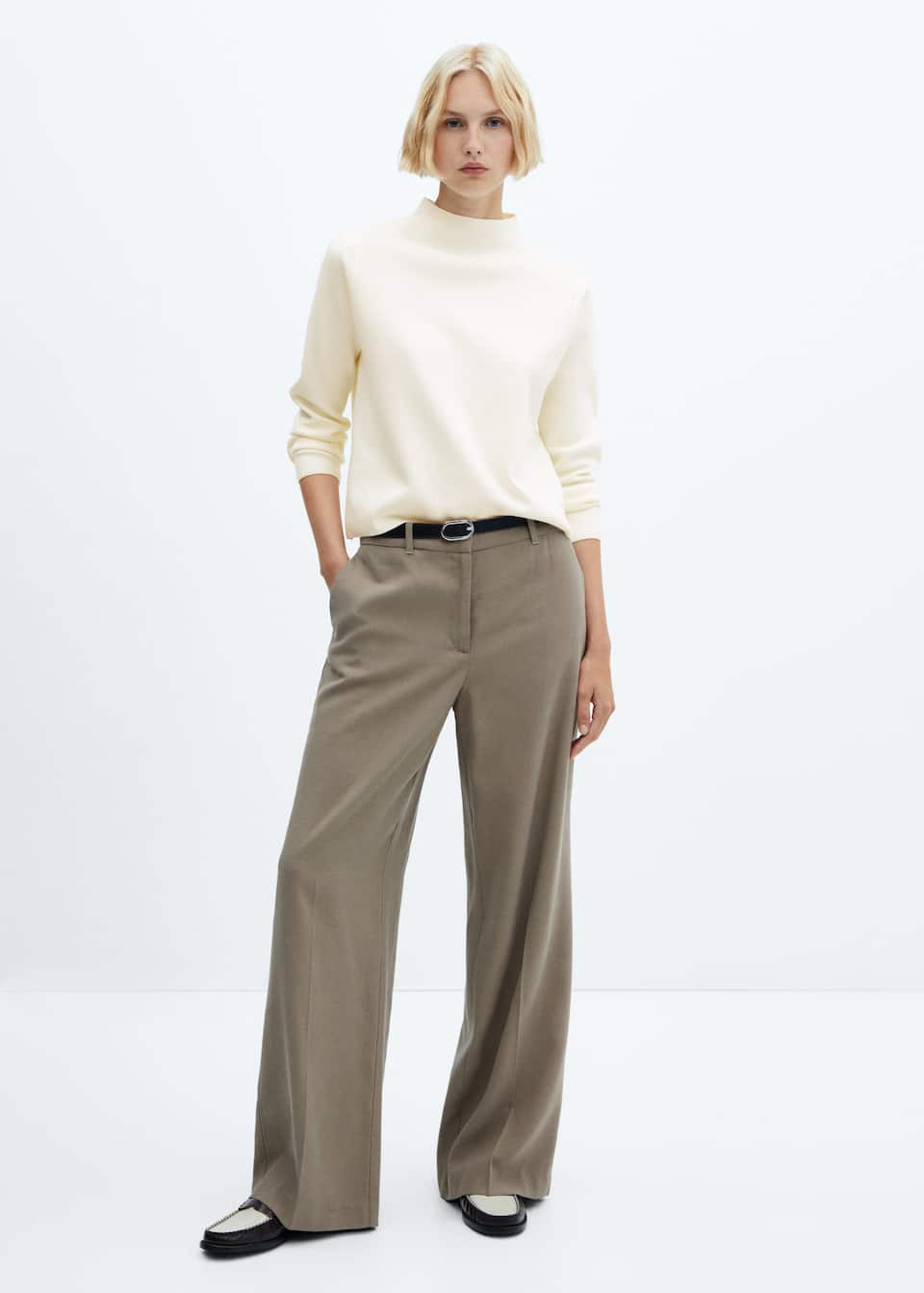 High collar sweater - Laurel Morgan