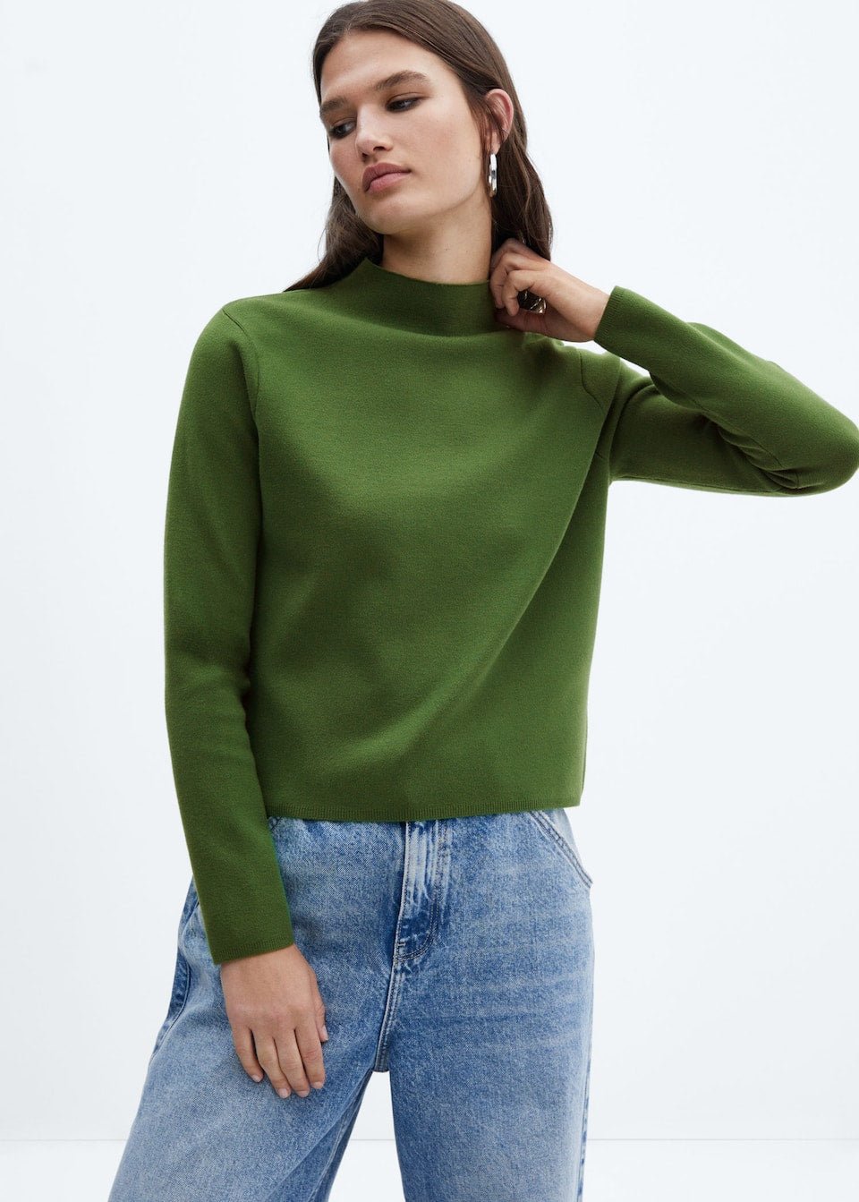 High collar sweater - Laurel Morgan