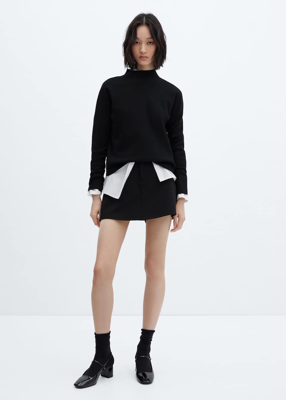 High collar sweater - Laurel Morgan