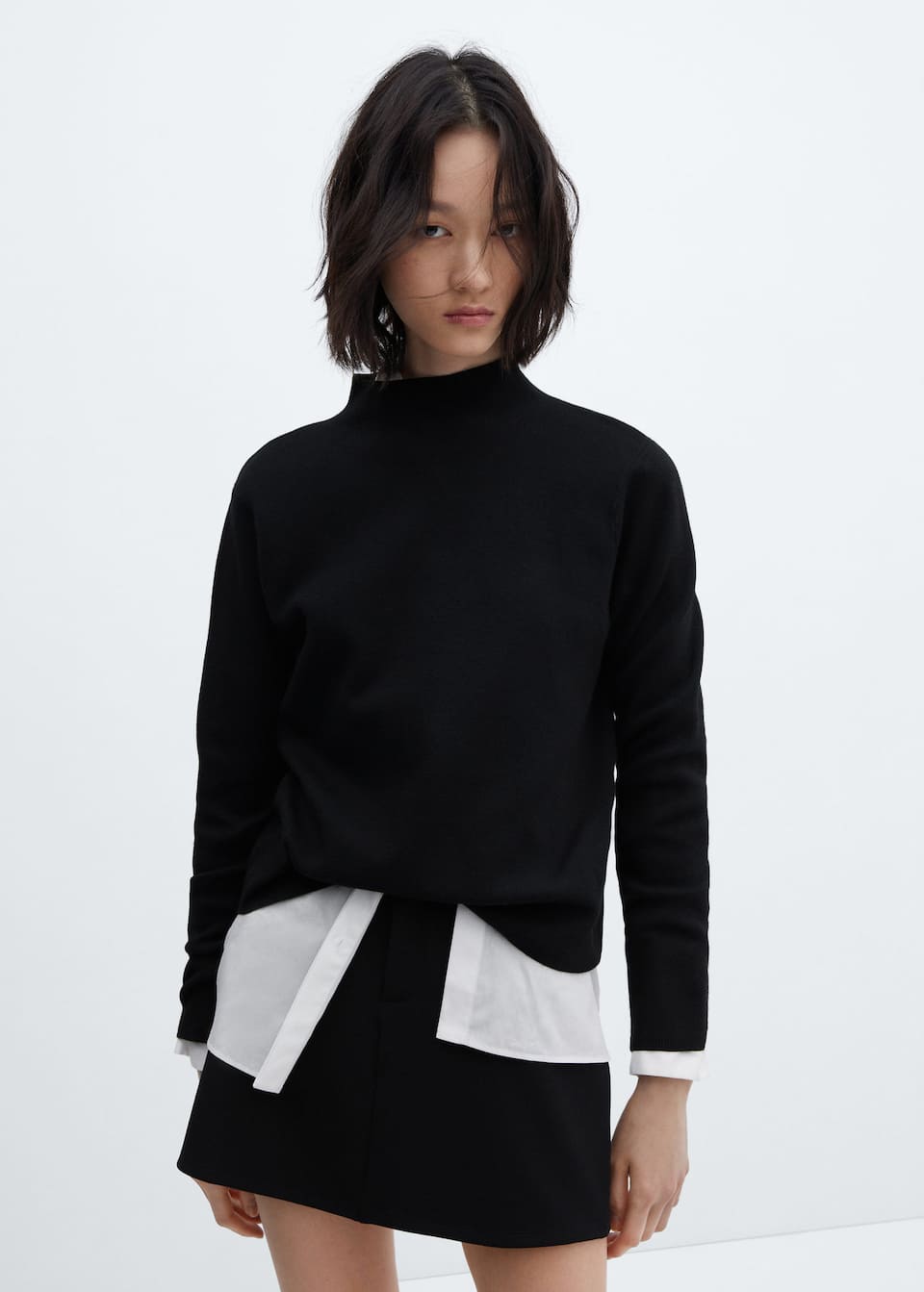 High collar sweater - Laurel Morgan