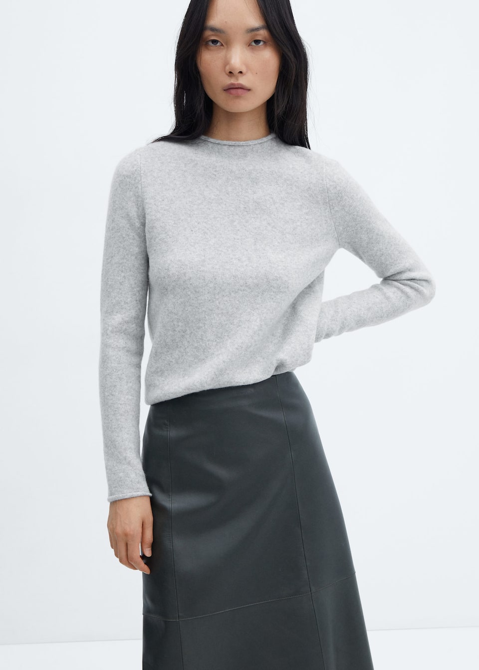 High collar sweater - Laurel Morgan