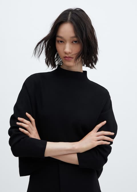 High collar sweater - Laurel Morgan