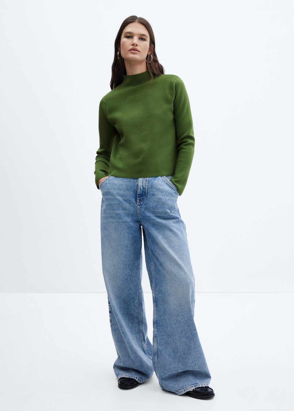 High collar sweater - Laurel Morgan