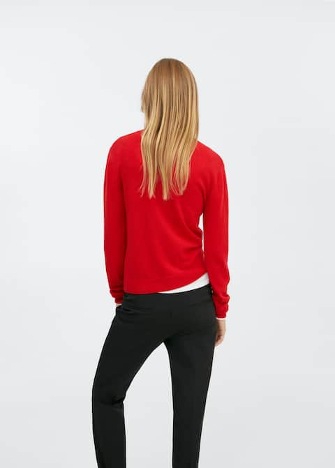 High collar wool sweater - Laurel Morgan