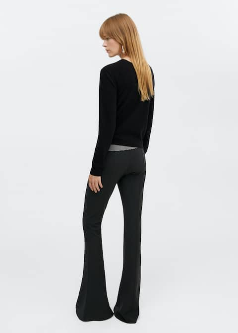 High collar wool sweater - Laurel Morgan