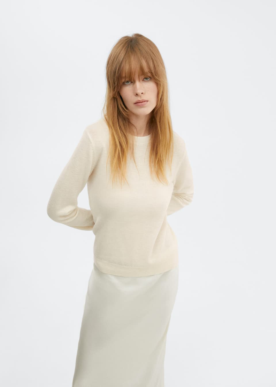 High collar wool sweater - Laurel Morgan