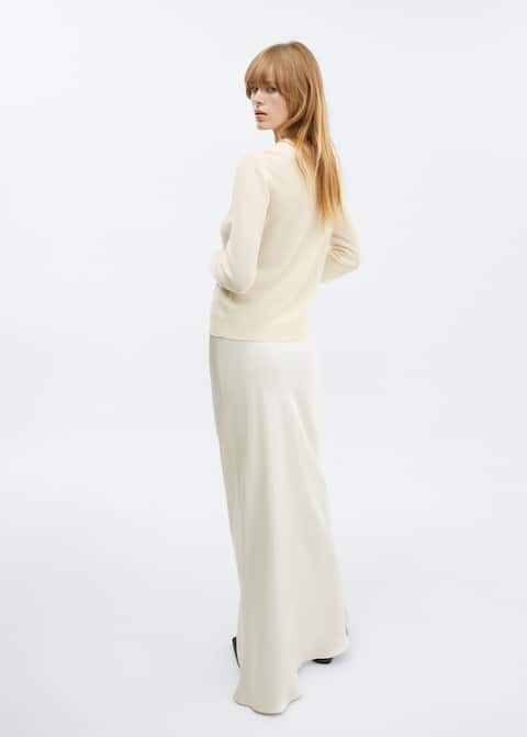 High collar wool sweater - Laurel Morgan