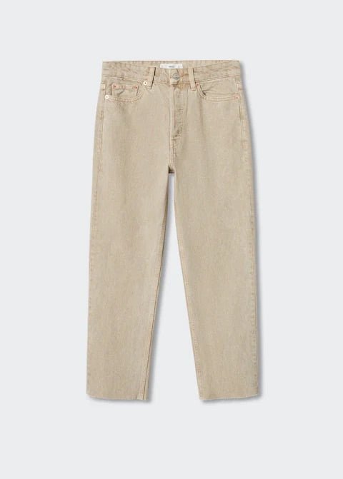 High-waist cropped straight jeans - Laurel Morgan