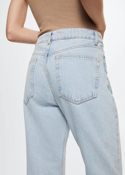 High-waist cropped straight jeans - Laurel Morgan