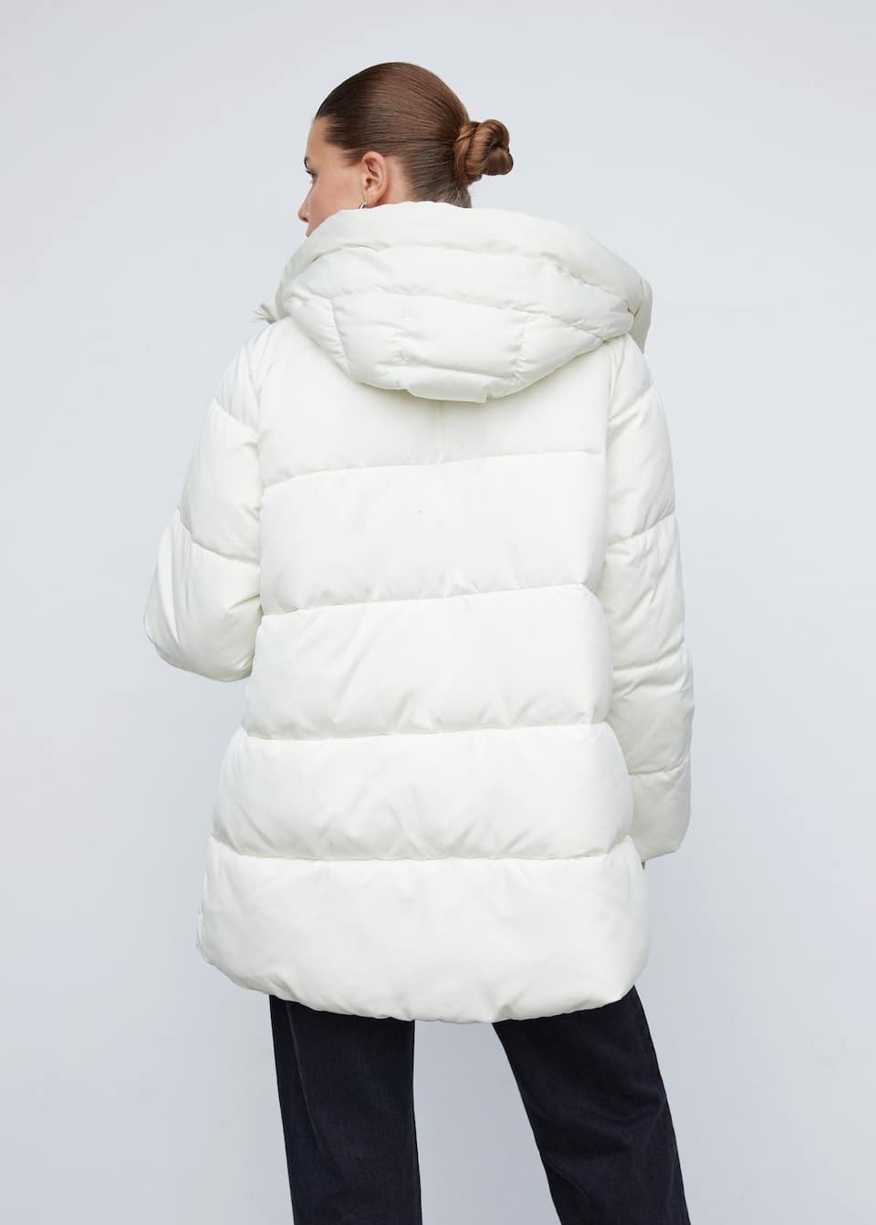 Hood quilted coat - Laurel Morgan