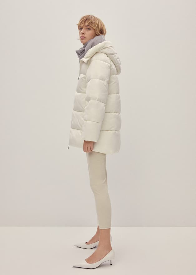 Hood quilted coat - Laurel Morgan