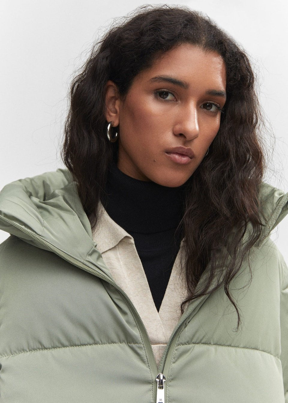 Hood quilted coat - Laurel Morgan