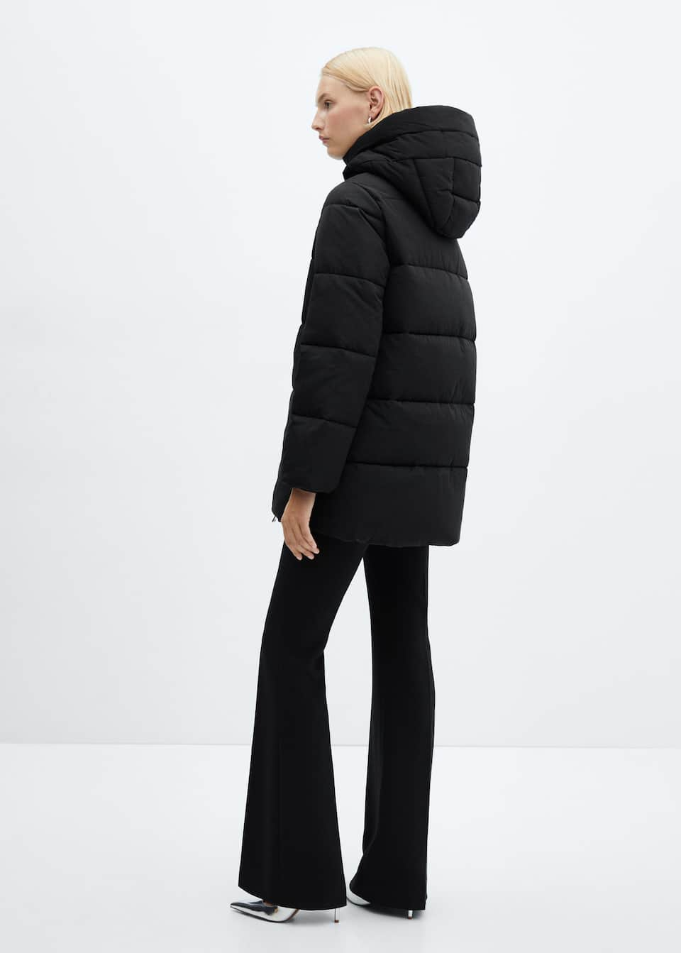 Hood quilted coat - Laurel Morgan