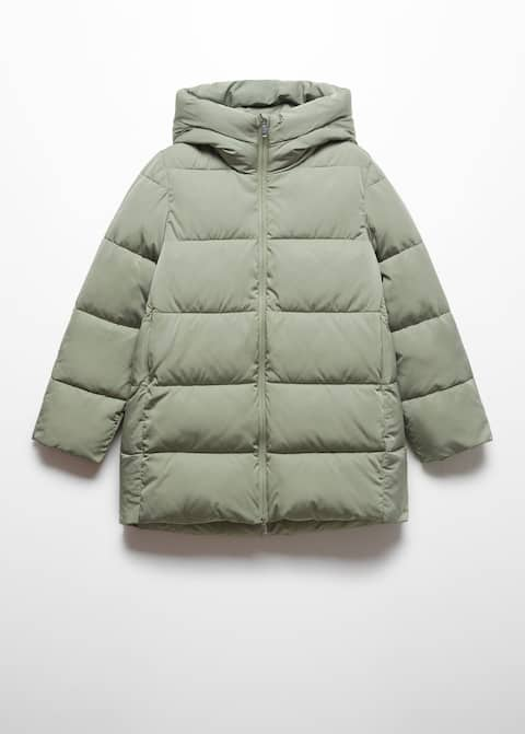 Hood quilted coat - Laurel Morgan