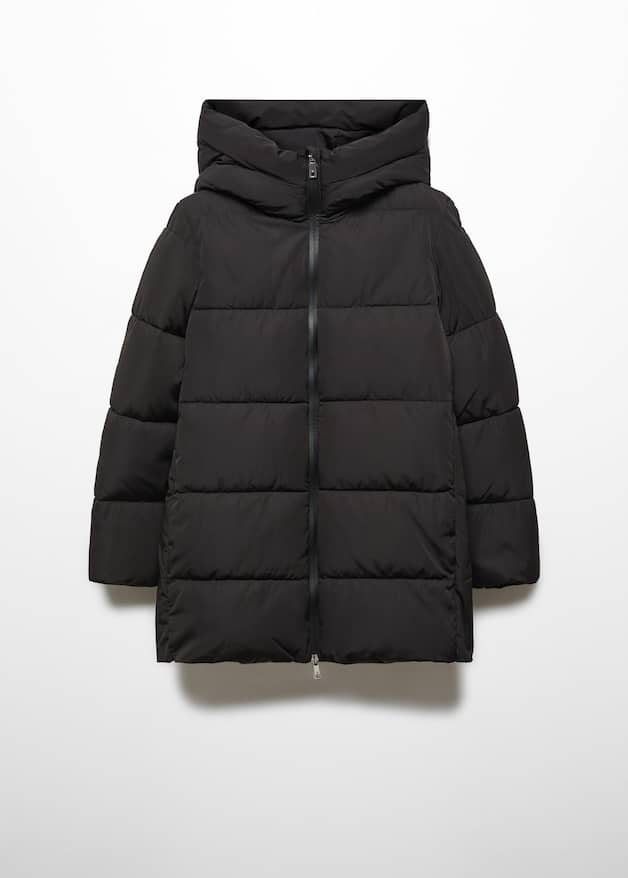 Hood quilted coat - Laurel Morgan