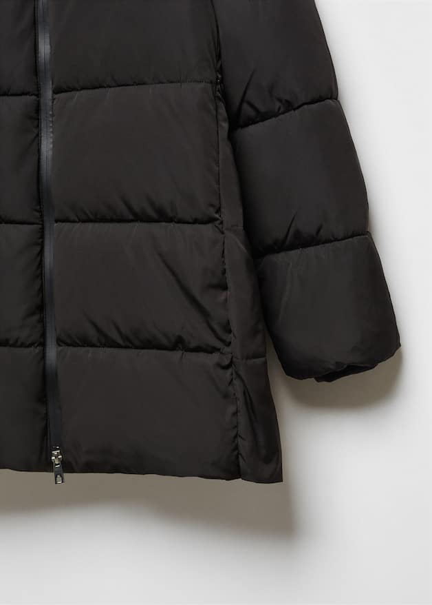 Hood quilted coat - Laurel Morgan