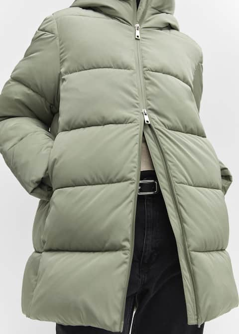 Hood quilted coat - Laurel Morgan