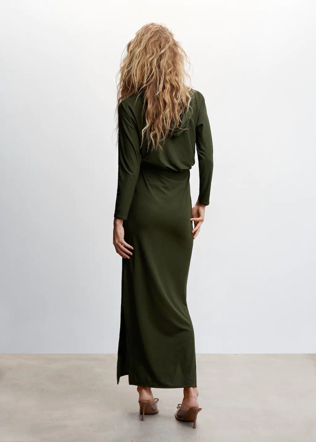 Hooded long dress - Laurel Morgan