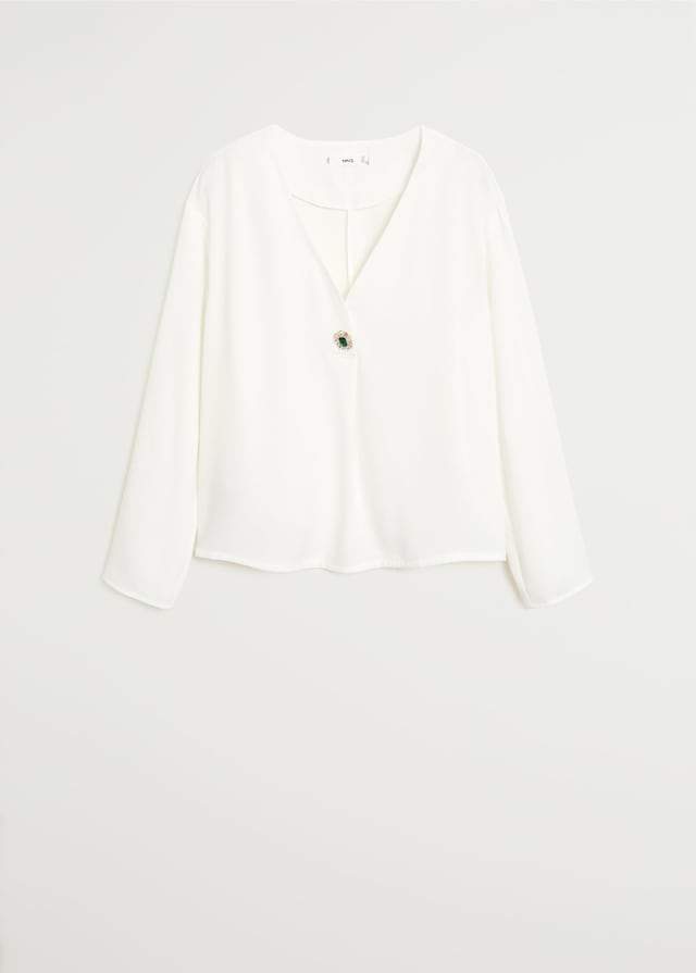 Jewel button blouse - Laurel Morgan