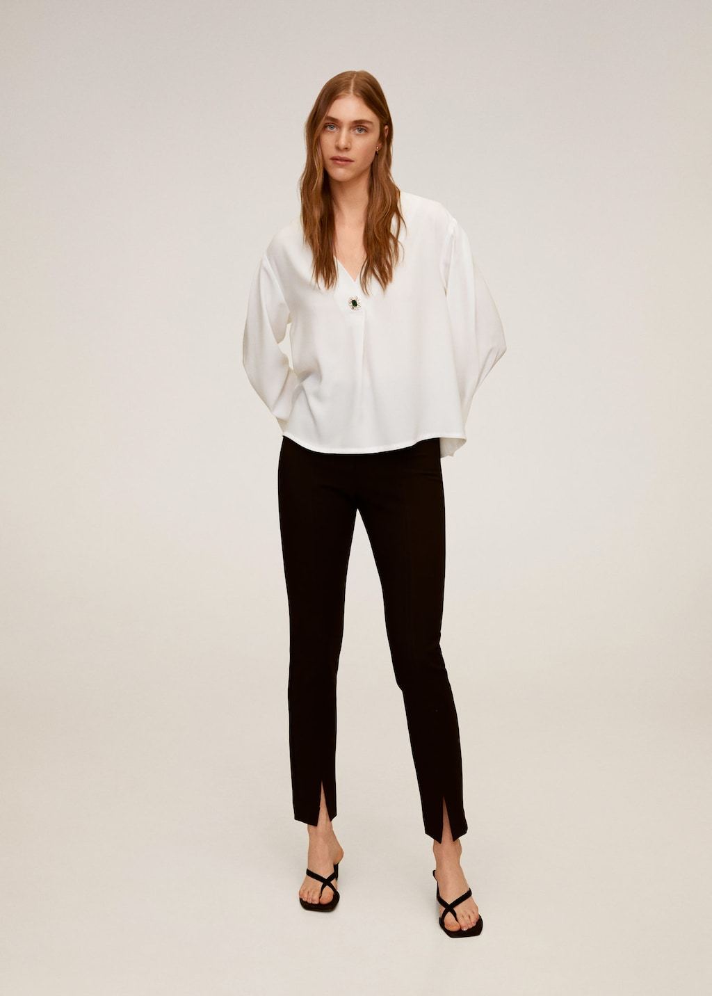 Jewel button blouse - Laurel Morgan