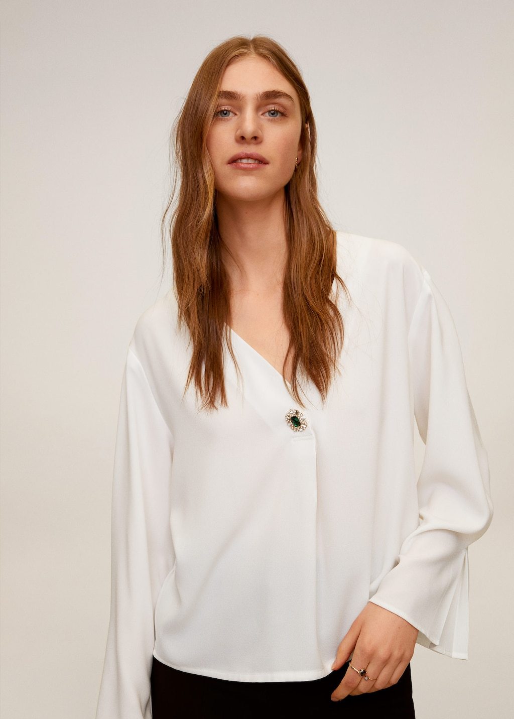 Jewel button blouse - Laurel Morgan