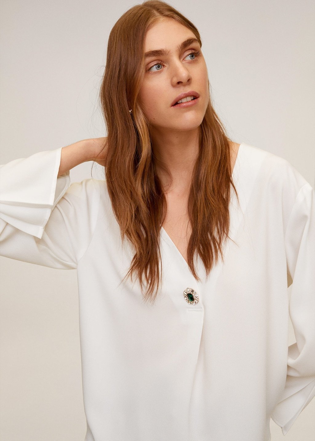 Jewel button blouse - Laurel Morgan