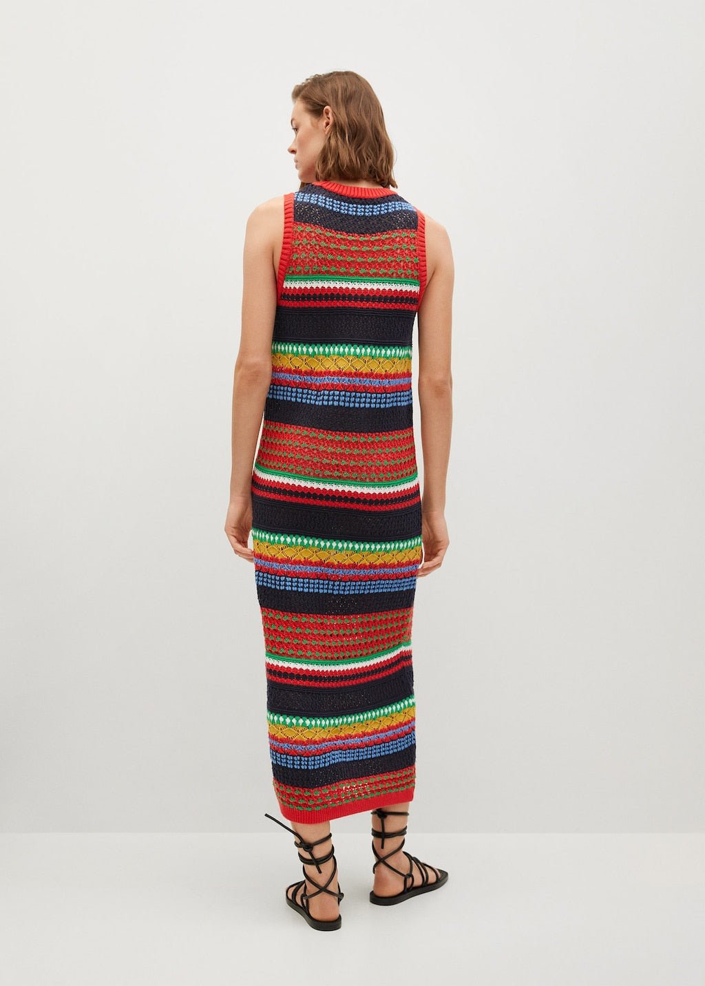 Knit cotton-blend dress - Laurel Morgan