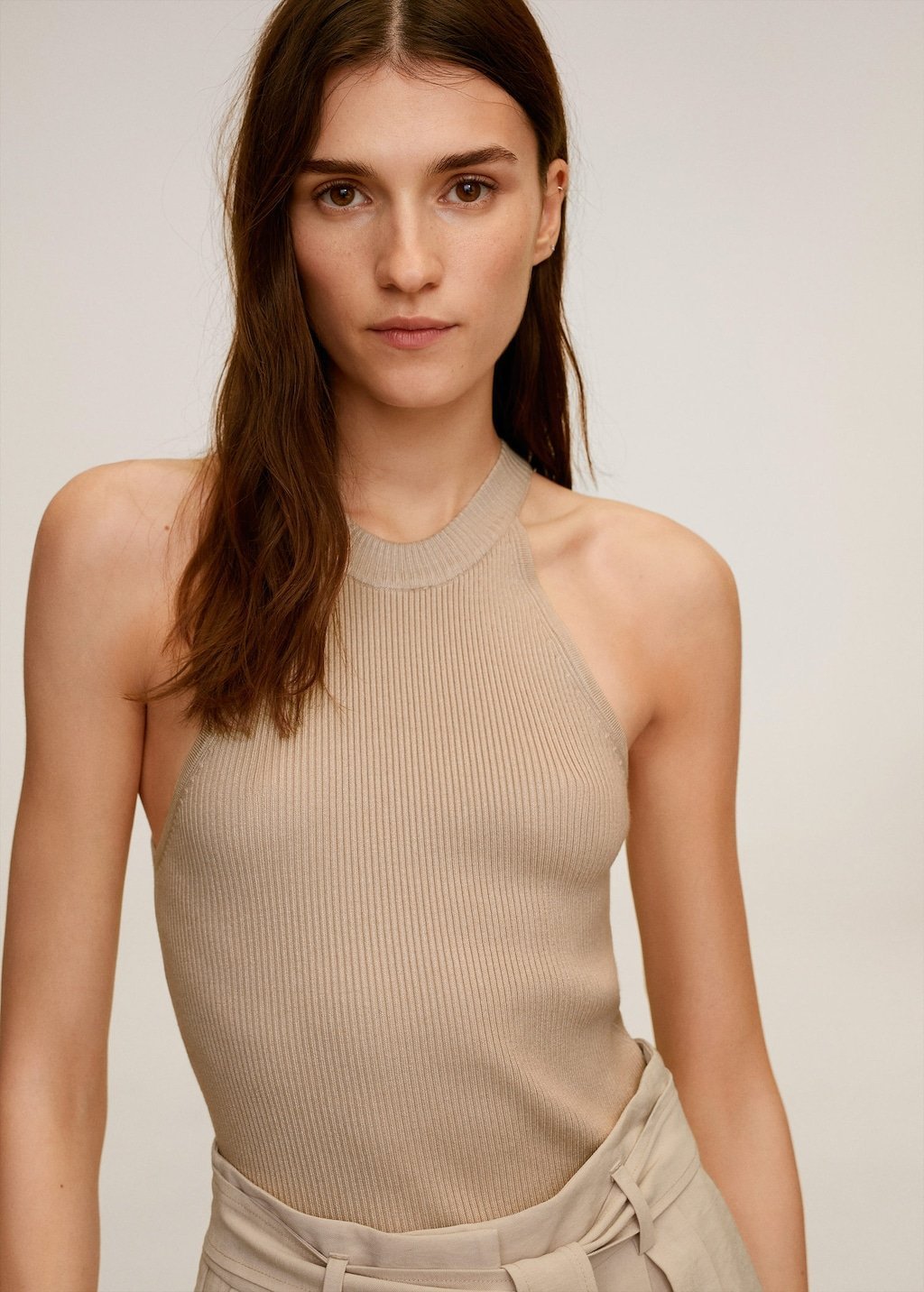 Knit halter top - Laurel Morgan