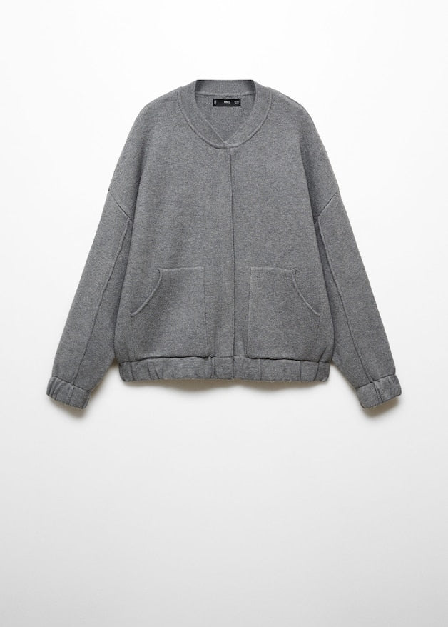 Knitted bomber jacket - Laurel Morgan