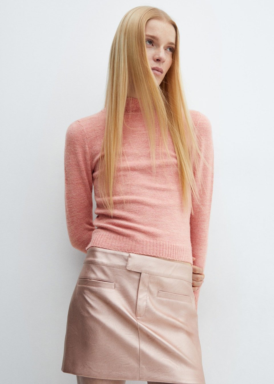 Knitted cropped sweater - Laurel Morgan