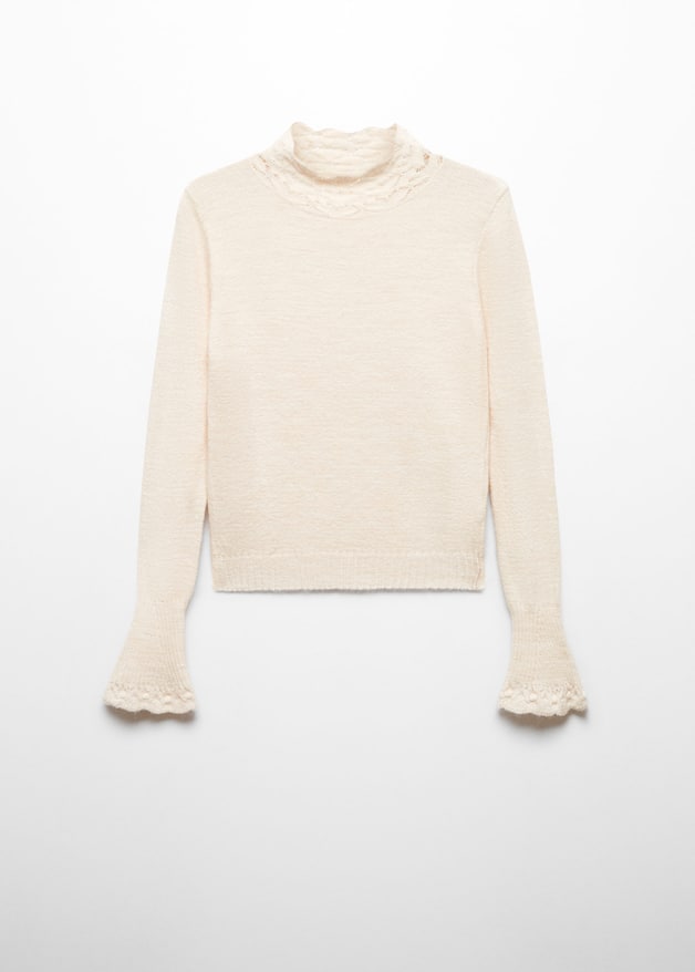 Knitted cropped sweater - Laurel Morgan