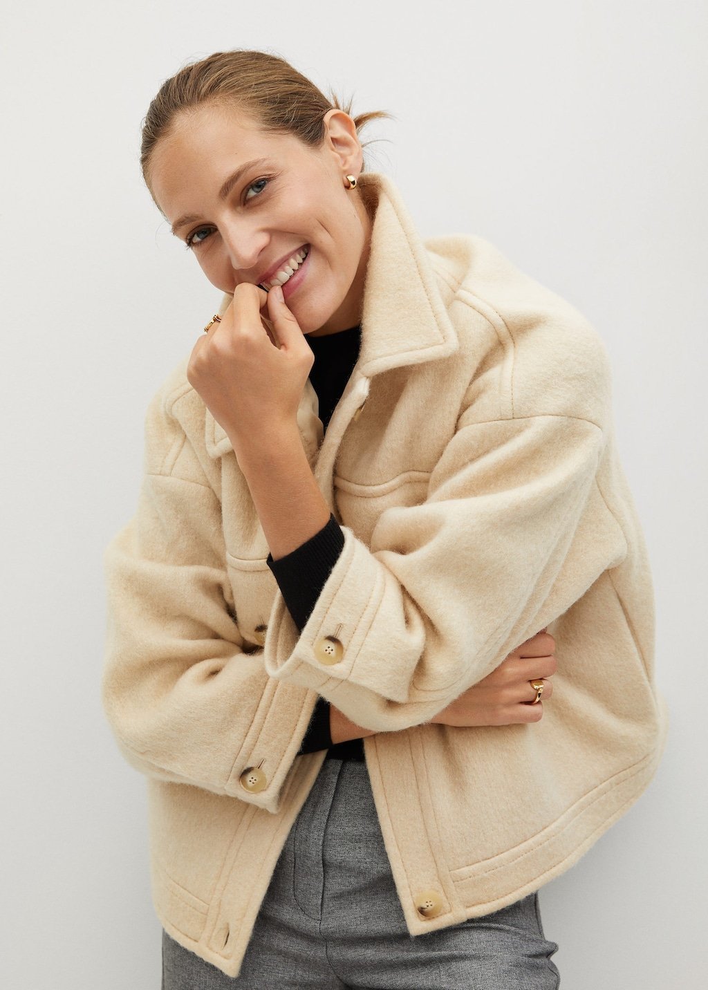 Knitted oversize jacket - Laurel Morgan