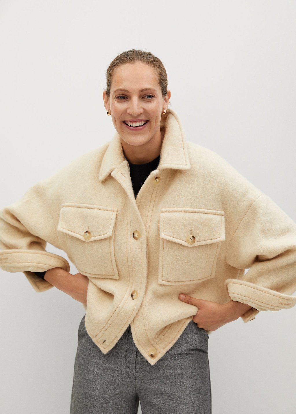 Knitted oversize jacket - Laurel Morgan