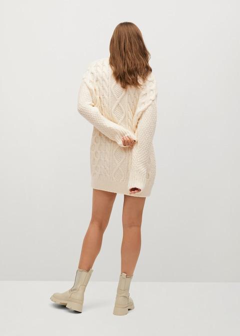 Knitted turtleneck dress - Laurel Morgan