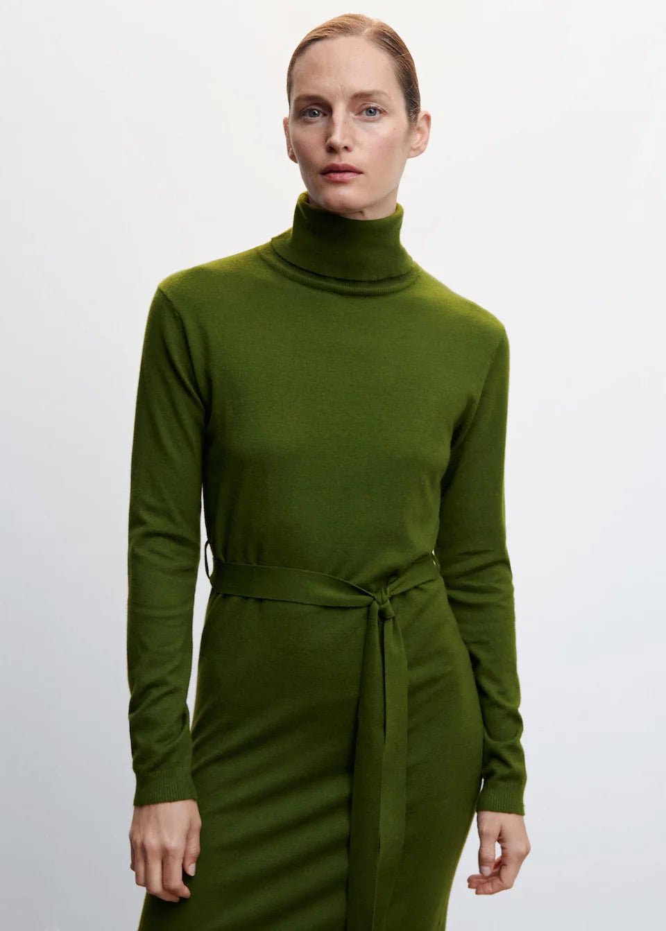 Knitted turtleneck dress - Laurel Morgan