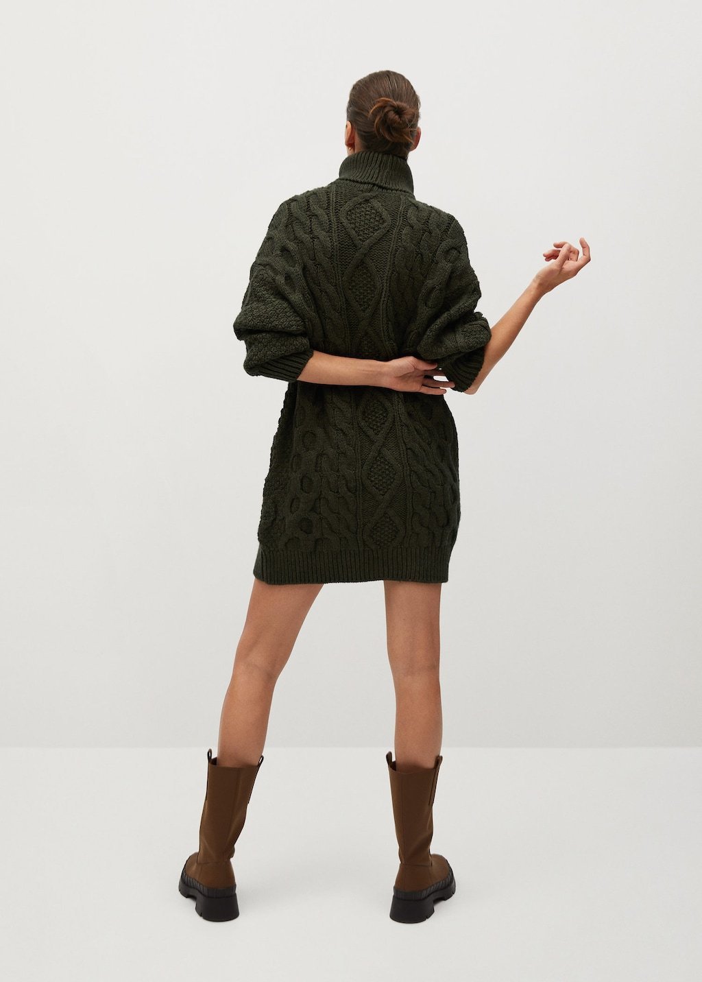 Knitted turtleneck dress - Laurel Morgan