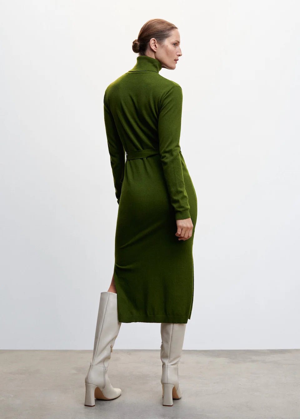 Knitted turtleneck dress - Laurel Morgan