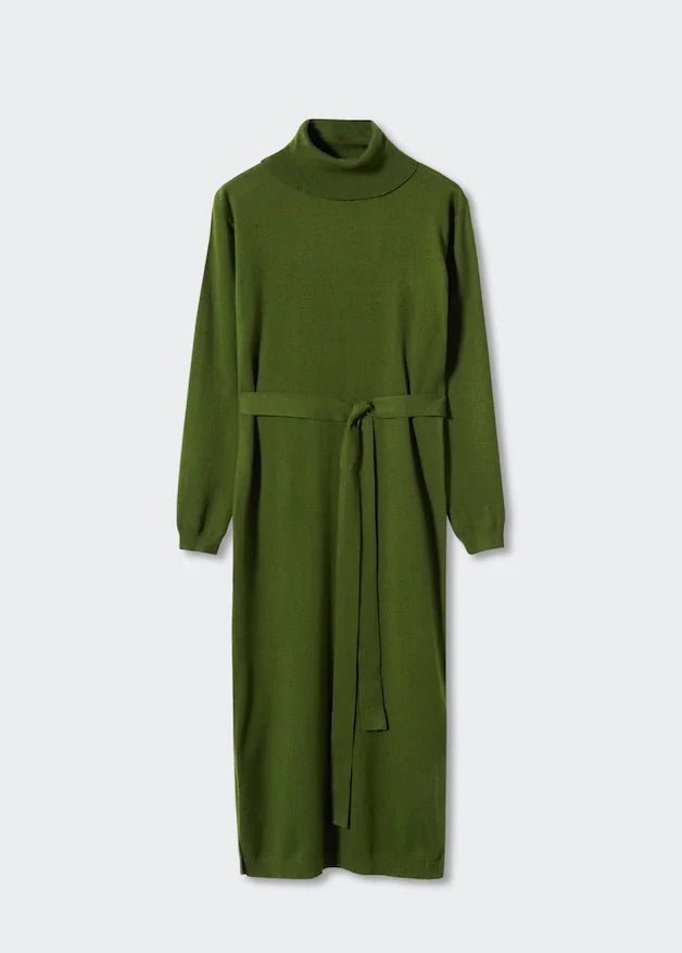 Knitted turtleneck dress - Laurel Morgan