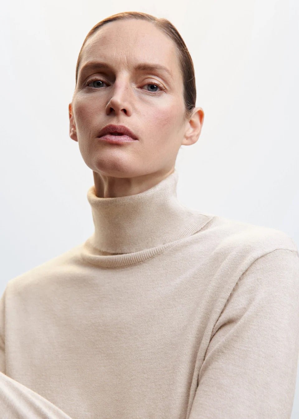 Knitted turtleneck dress - Laurel Morgan